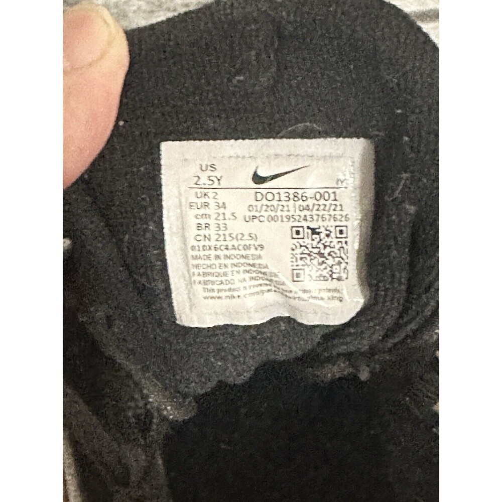 NIKE Air Griffey Max 1 Black Freshwater 2021 Kids Size 2.5Y Womens 4 DO1386-001 - Picture 6 of 6